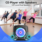 CD Player Portable: Kegaudio CD Players for Home with Speakers Bluetooth