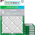 Filterbuy 30x32x1 Air Filter MERV 8 Dust & Allergy Defense (6-Pack)