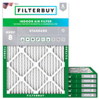 Filterbuy 30x32x1 Air Filter MERV 8 Dust & Allergy Defense (6-Pack)