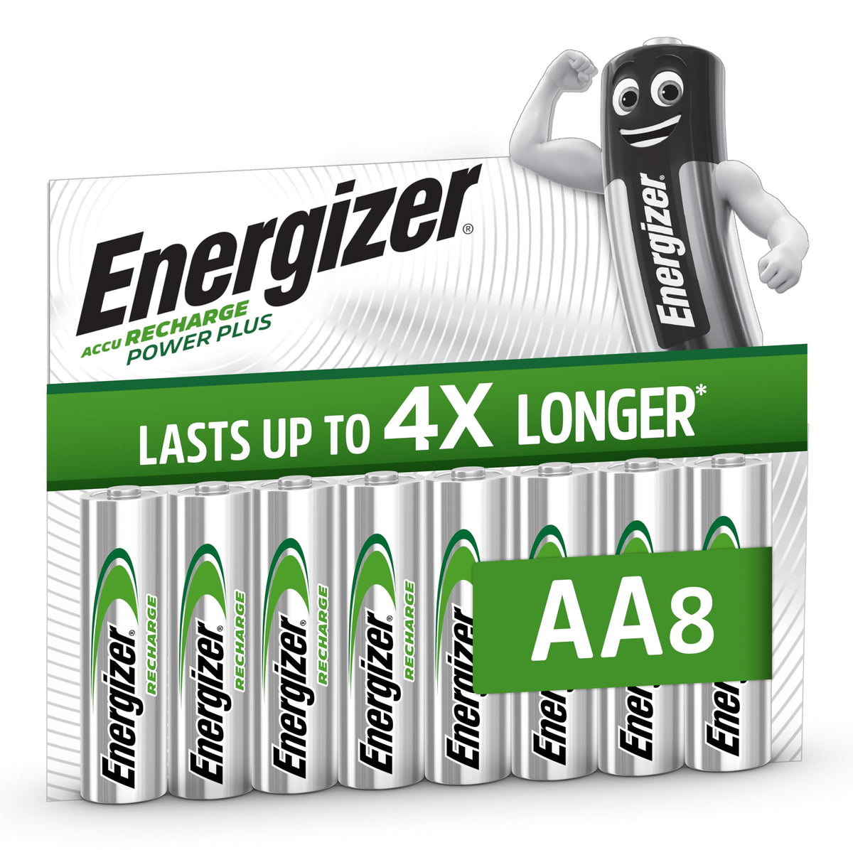 Energizer Recharge Power Plus - Rechargeable AAA Batteries (8 Pack)