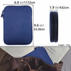 Teskyer Travel Cable Organiser Bag, Travel Essential, Dark Green