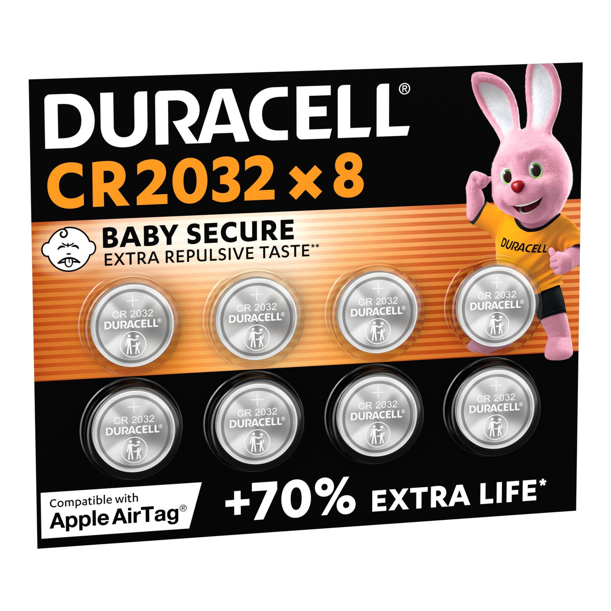DURACELL 2032 Lithium Coin Batteries (4 Pack) 3V, CR2032