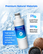 Waterdrop ADQ747935 Refrigerator Water Filter and Air Filter, 3 Combo