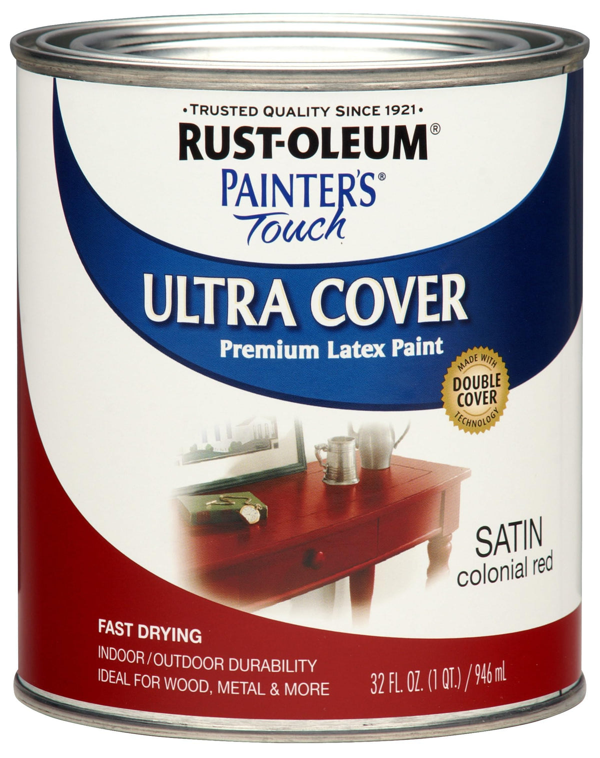 Rust-Oleum Painter's Touch Latex Brush-On Paint, Flat Black