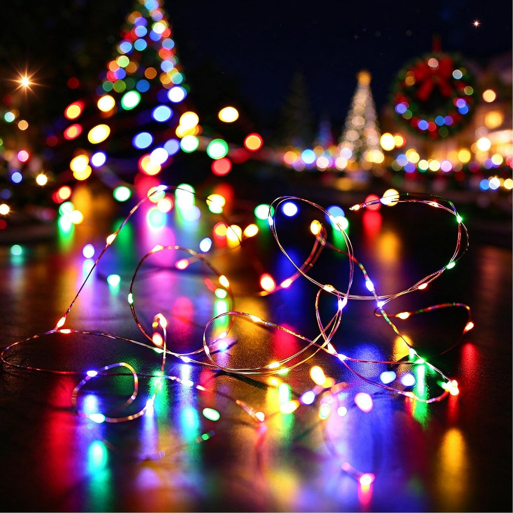 Joomer Solar Fairy Lights, 2-Pack Total 80FT 240LED Lights, Warm White