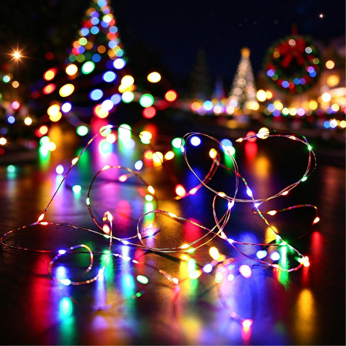 Joomer Solar Fairy Lights, 2-Pack Total 80FT 240LED Lights, Warm White