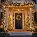 TW SHINE Warm White Christmas Lights Outdoor, 20FT 100 Count Incandescent Christmas Light Indoor, Waterproof Christmas Tree String Lights for Xmas Decorations