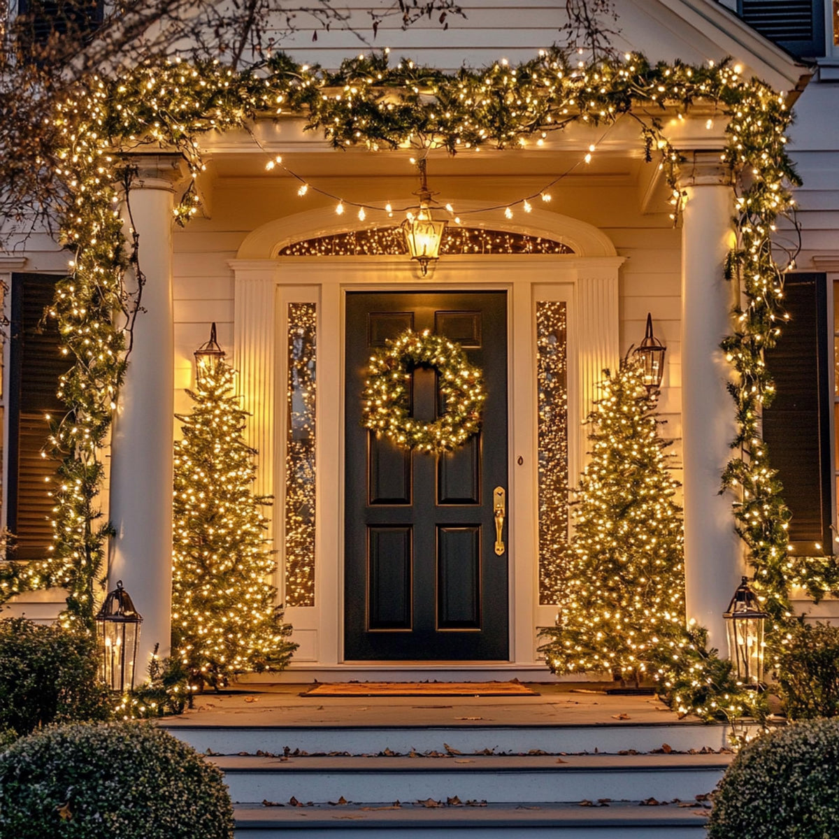 TW SHINE Warm White Christmas Lights Outdoor, 20FT 100 Count Incandescent Christmas Light Indoor, Waterproof Christmas Tree String Lights for Xmas Decorations