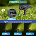 NYMPHY Solar Lights Outdoor Waterproof - 4 Pack (Cool White)