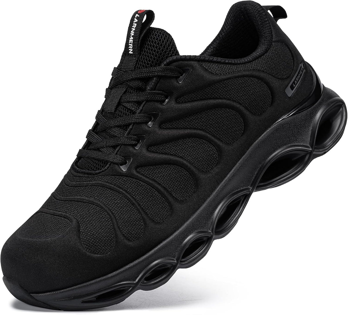 LARNMERN Steel Toe Cap Trainers Men Women Safety Trainers Safety Work Shoe