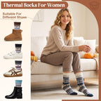 Ladies Socks Wool Thermal Fluffy Gifts For Women 5 Pairs