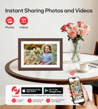 Frameo WiFi Digital Photo Frame 10.1 Inch - 1280x800 HD IPS Touch Screen Picture Frame Electronic, 32GB Memory, Auto Rotate, Wall Mountable, Digital PictureFrame for Sharing Photos and Videos