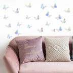 SAOROPEB 3D Butterfly Wall Decor 48 Pcs Gold Butterfly Birthday Decorations