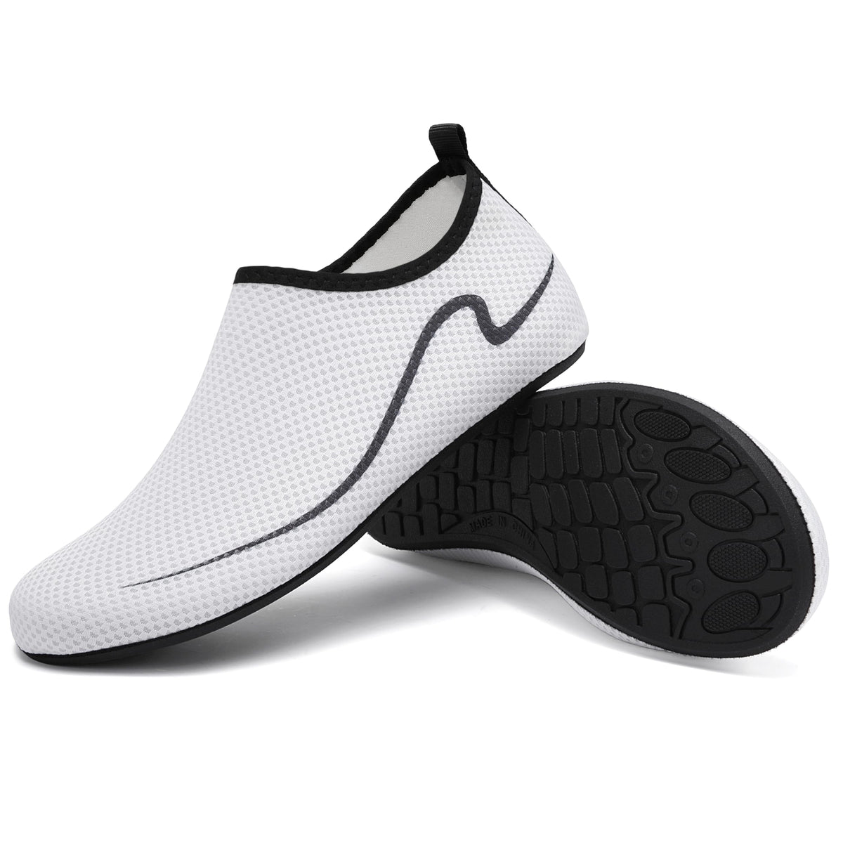 Water Shoes for Women Men Quick-Dry Beach Swim Socks with Non-Slip Sole