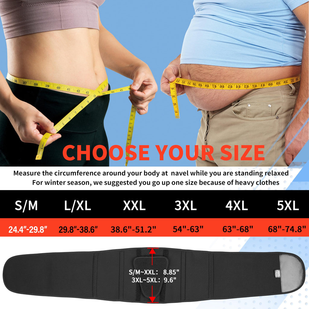 FEATOL Back Brace for Men & Women, Lower Back, Sciatica Pain Relief