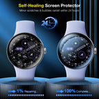 LK 6 Pack Screen Protector for Apple Watch Series 9 8 7 41mm/Series SE 6 5 4 40mm, Screen Protector Compatible for Apple Watch 40/41mm, High Definition, Bubble Free, Clear Flexible TPU Film