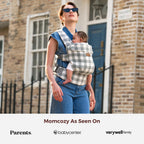 Momcozy Baby Carrier for 3-24M/3.2-20kg, Waist 64-127cm, Cotton Black