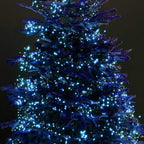 Dazzle Bright 300 LED Christmas String Lights, 100 FT Connectable Waterproof String Lights Green Wire with 8 Modes, Christmas Decorations for Indoor Outdoor Xmas Party Yard Garden (Warm White)