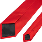 RBOCOTT Solid Color Tie Mens Necktie for Business and Wedding Party