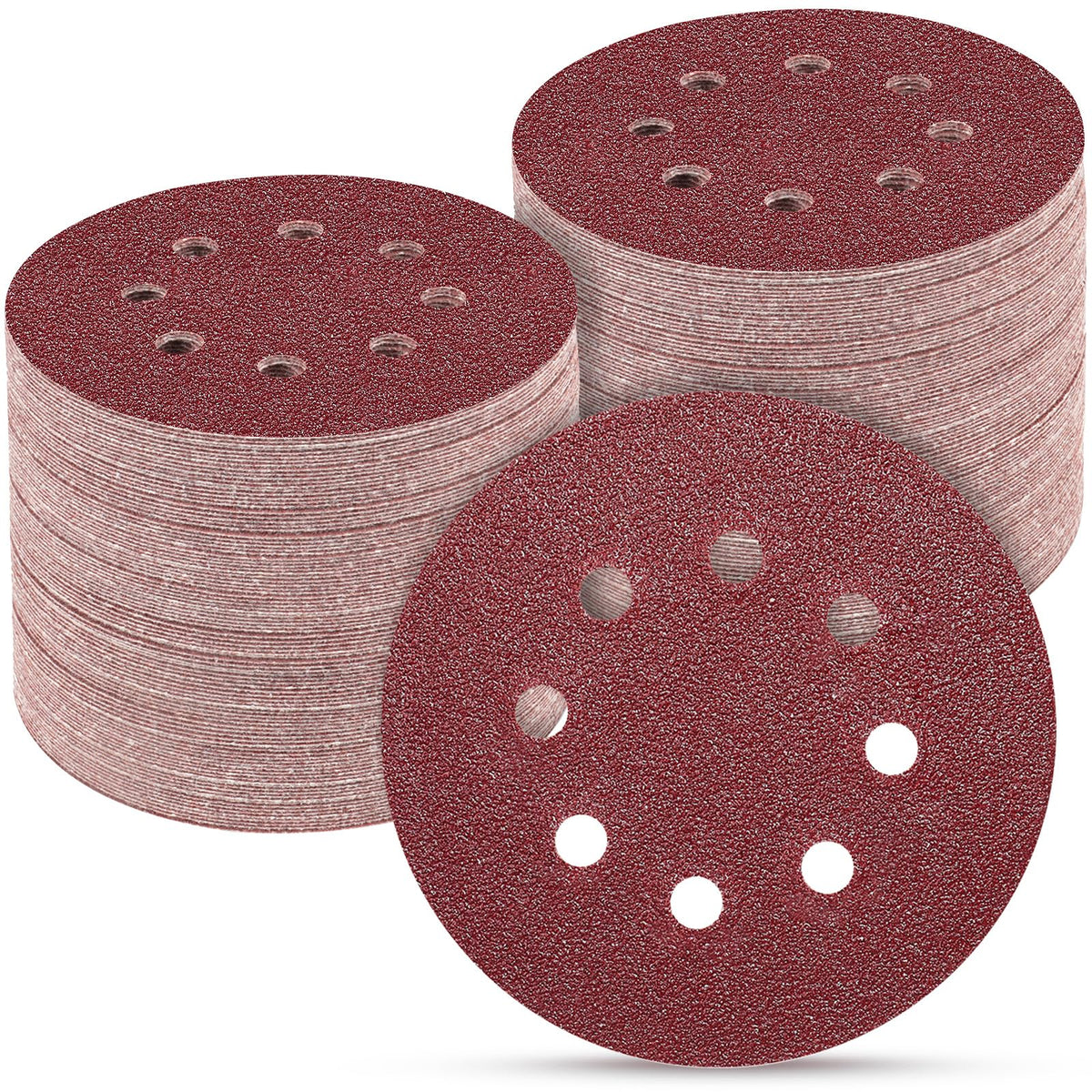 165 PCS 5 Inch Sanding Discs Random Orbital Sander Sandpaper
