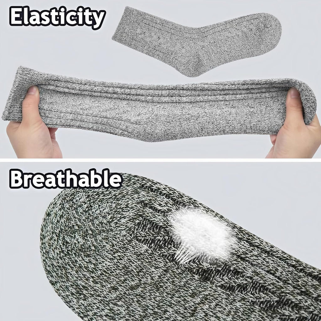 Ladies Socks Wool Thermal Fluffy Gifts For Women 5 Pairs