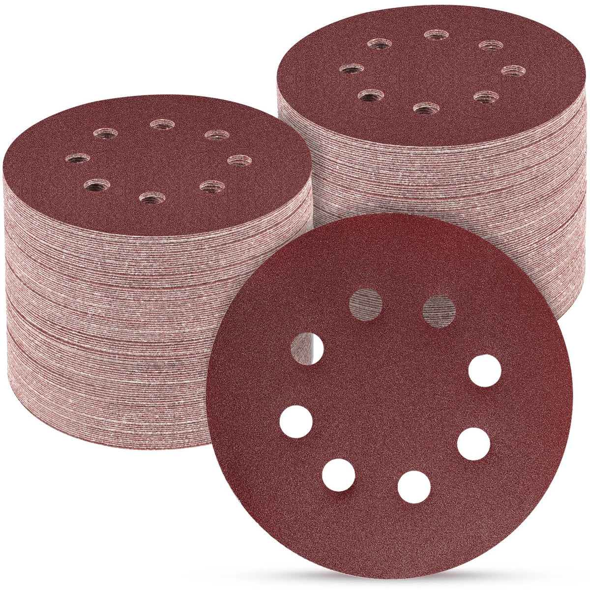 165 PCS 5 Inch Sanding Discs Random Orbital Sander Sandpaper