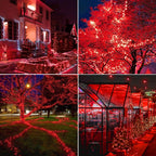 Joomer Solar Fairy Lights, 2-Pack Total 80FT 240LED Lights, Warm White