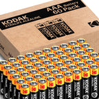 KODAK AA Alkaline Batteries (60 Pack) Double A Battery, LR6 1.5V