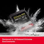 SanDisk 1TB Extreme PRO SDXC card, SD Card, V60 Memory card, 6K & 4K UHD, up to 280 MB/s, Shock, Temperature, Water and X-Ray Proof, RescuePro Deluxe data recovery software, UHS-II, Class 10, U3