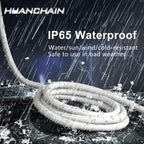 HUANCHAIN Indoor Black Extension Cord 3 FT Waterproof 16/3 Gauge