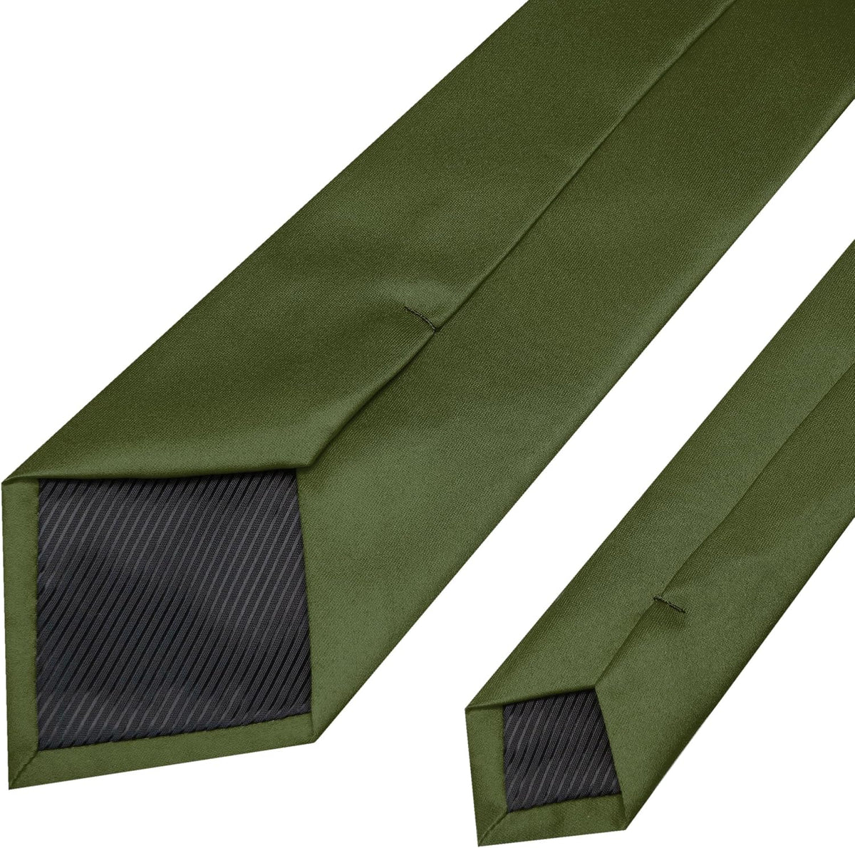 RBOCOTT Solid Color Tie Mens Necktie for Business and Wedding Party