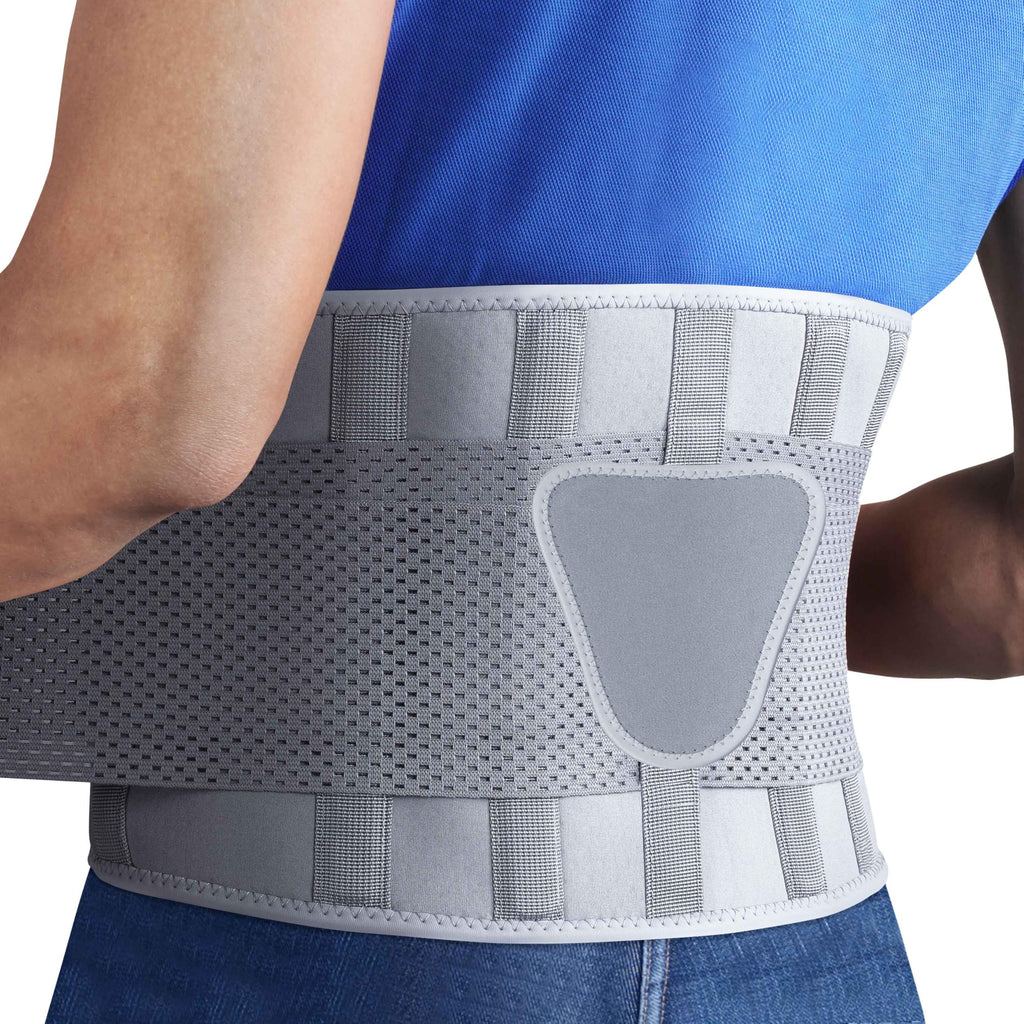 FEATOL Back Brace for Men & Women, Lower Back, Sciatica Pain Relief