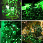 Joomer Solar Fairy Lights, 2-Pack Total 80FT 240LED Lights, Warm White