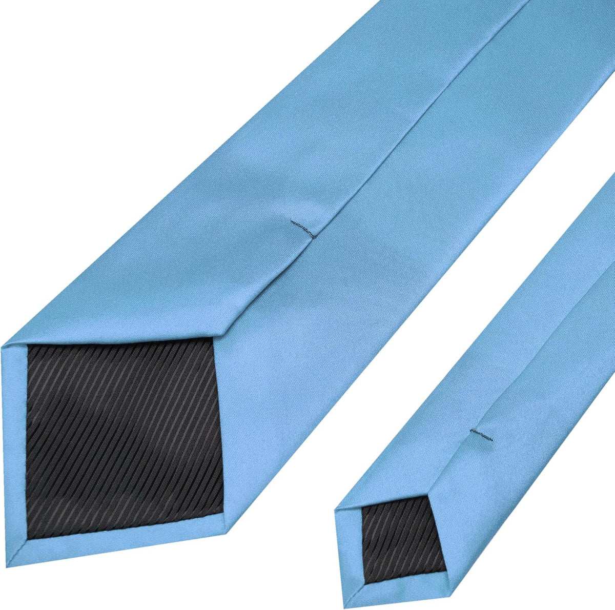 RBOCOTT Solid Color Tie Mens Necktie for Business and Wedding Party
