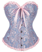 SZIVYSHI Halloween Overbust Corset Top