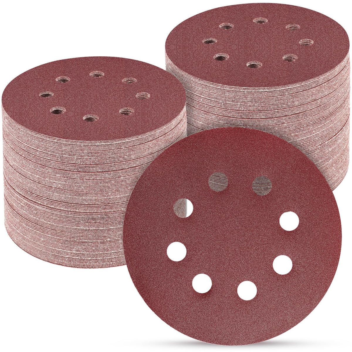 165 PCS 5 Inch Sanding Discs Random Orbital Sander Sandpaper