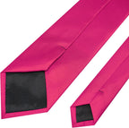 RBOCOTT Solid Color Tie Mens Necktie for Business and Wedding Party