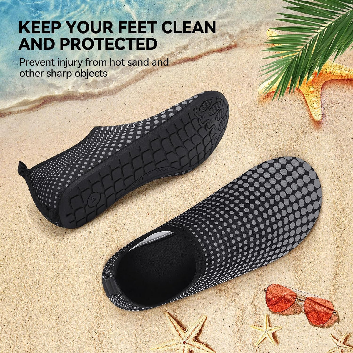 Water Shoes Beach Shoes for Women Men Swim Swimming Sea Aqua Barefoot Pool