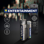 VARTA Batteries AAA, rechargeable, Pack of 16, Power on Demand, 1000 mAh