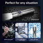 TrixHub Rechargeable Flashlights 2 Pack Super Bright High Lumens Flashlight
