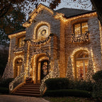 TW SHINE Warm White Christmas Lights Outdoor, 20FT 100 Count Incandescent Christmas Light Indoor, Waterproof Christmas Tree String Lights for Xmas Decorations