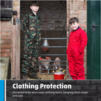 Fort - Tearaway Junior Coverall - Junior Kids Overall - Features Velcro Fastening -Secure Pockets - Durable - Kids Boiler Suit - Handy Overalls for Children