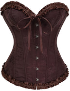 SZIVYSHI Halloween Overbust Corset Top