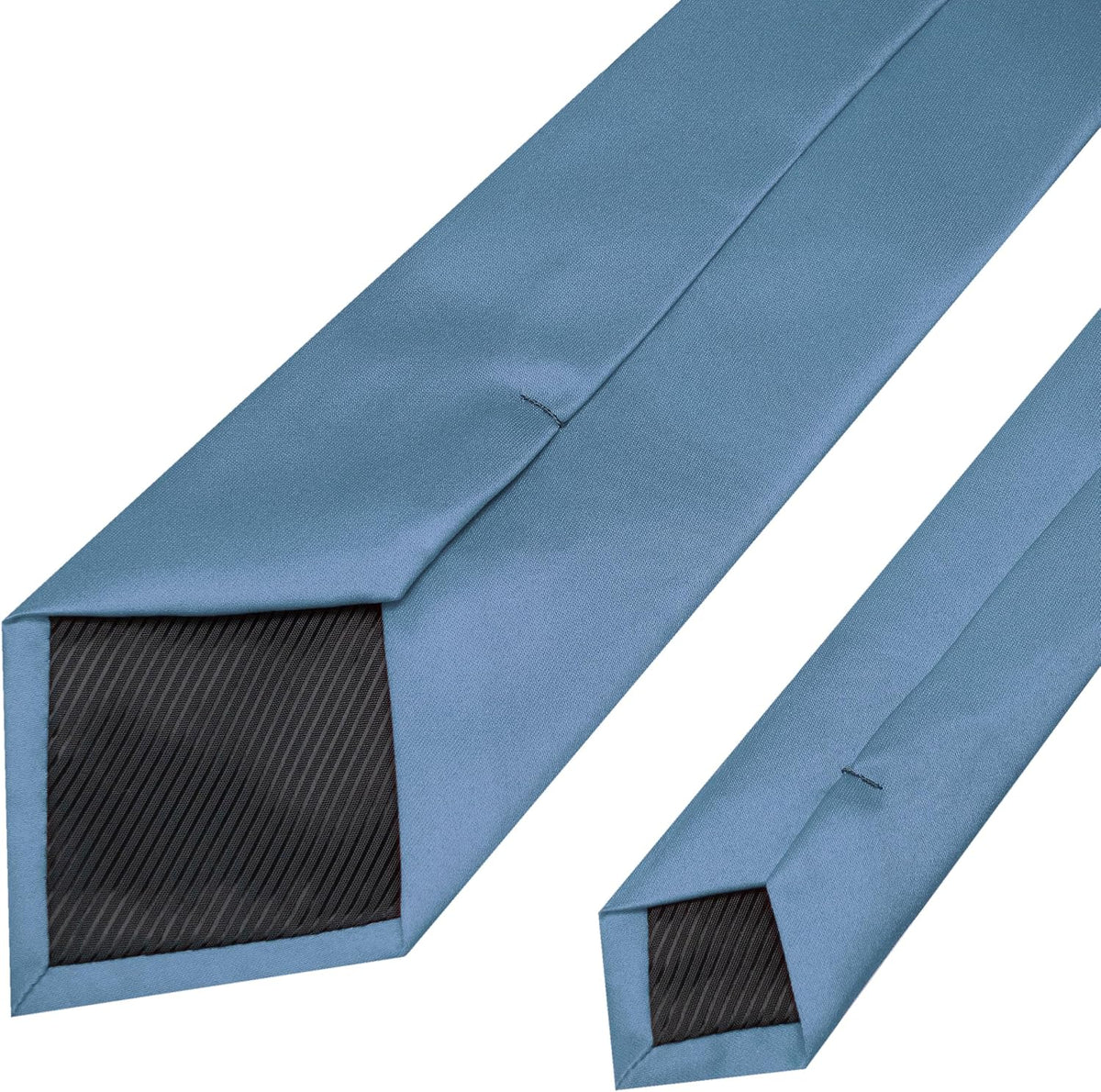 RBOCOTT Solid Color Tie Mens Necktie for Business and Wedding Party