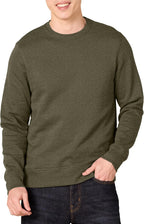 Amazon Essentials Men's Crew-Neck Fleece Sweatshirt with Ribbing (Available in Big and Tall)