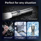 TrixHub Rechargeable Flashlights 2 Pack Super Bright High Lumens Flashlight