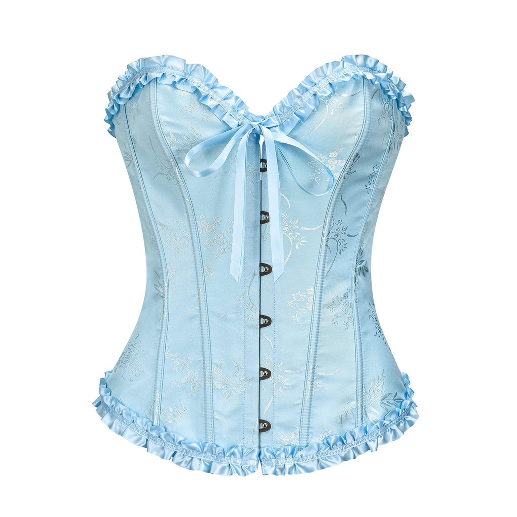 SZIVYSHI Halloween Overbust Corset Top