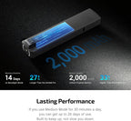 OLIGHT ArkPro EDC Flat Flashlight Rechargeable, Pocket Light, Black CW