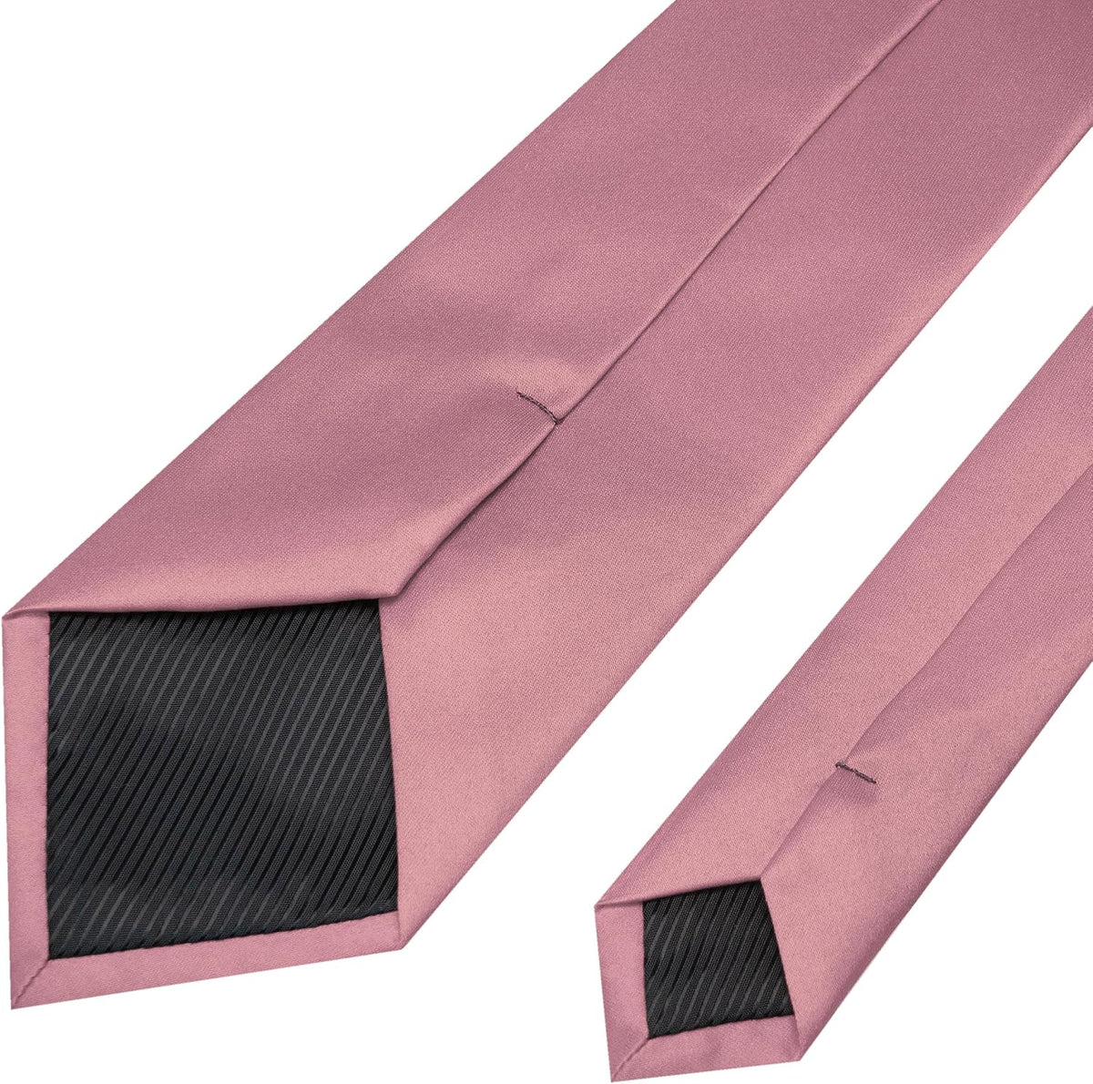 RBOCOTT Solid Color Tie Mens Necktie for Business and Wedding Party