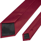 RBOCOTT Solid Color Tie Mens Necktie for Business and Wedding Party
